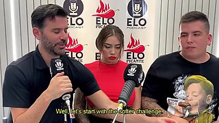 Entrevista con Elo Podcast termina en una mamada y mucho spunk - Sara Ash-Blonde - Elo Picante