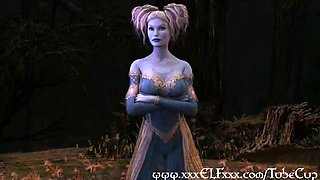 Elf Enchantress Fucks and Gives Magical Blowjob