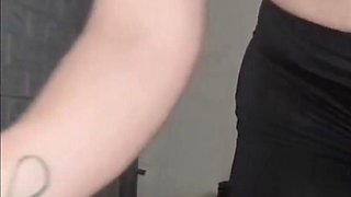 MILF Girl Fitness Trained Her Big Swallowing Pussy with 25cm Dildo