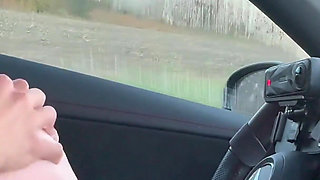 18 Years Old Stepsister Ask for Hard Fuck in the Car She Fuck Like a Bitch