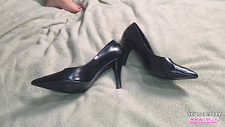 Shoot Your Hot Sticky Load all over this Moms Big Boobs and Hairy Pussy