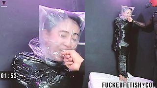 HD Moni Lee First Mummification Breath Play Bag Swimcap