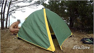 How To Set Up A Tent On The Beach Naked. Video Tutorial