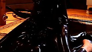 Lady Valeska - Rubbertoy in the vacbed part 1