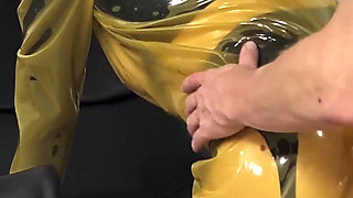 Tales From the Rubber-clinic: Milking, Blowjob, Fingering and Fuck