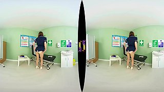 Back To Health - Hot Redhead Solo Vr Striptease