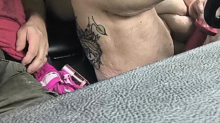 What Started off as Masterbating Int He Woods Got Her Sucking His Cock off Goid