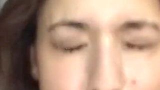 Hot brunette getting hotter to fuck with huge cock