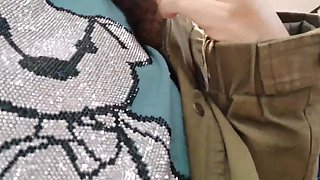 Nicoletta Talks Dirty to You and Shows You Her Perfect Ass in a Clothing Store Come and Masturbate on Her Ass
