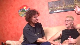 Hot German Grannies Fuck Young Neighbor in Wild Threesome - Big Tits & Hardcore Action