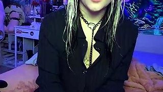 Naughty blonde teen girl loves to use her toy