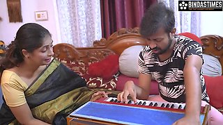 Real student hard sex with singing teacher FUNNY TALK hindi audio