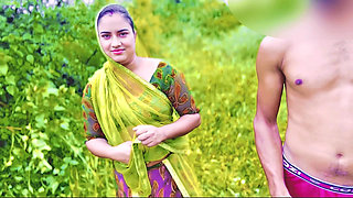 Stepsister Enjoy Sex in Farm, Indian Village  Sex in Farm