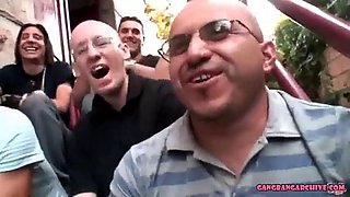Gangbang Archibe - Busty MILF in stockings