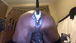 PLaying with my new toy my ass became a virgin again