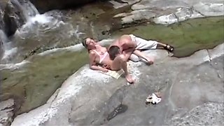 Anal Fuck On The River While Someone Is Watching - Liz Honey And Asha Bliss
