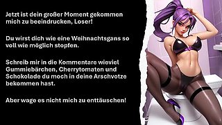 Dominant German Mistress Fucks Your Ass Hard - Femdom Anal JOI