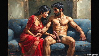 Banglore girl takes her first bbc hardcore fucking in front of her husband