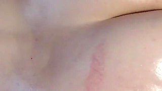Oiled Massage for This French Slut with Big Tits and Big Round Ass!