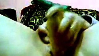 Arab Girl's Banana Webcam Show