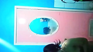Peek At Hijab Students 18+ Taking A Shower