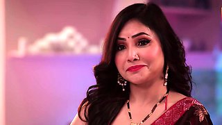 Tiny Indian MILF Naomi Shah swallows a stiff cock