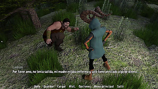 Sanji Fantasy Toon Adventure - Starting a Sexual Adventure with Nami and Nico Robin from One Piece