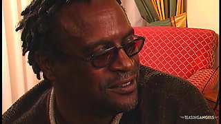 Tenderly eating out the brunette prepares her perfect twat for a sweet and sensual pounding