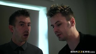 Stay Behind The Camera With Shalina Devine, Celine Doll, Danny D - Brazzers