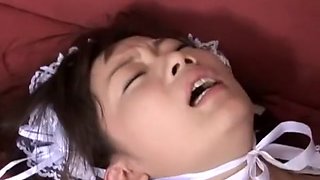 Exotic Japanese slut in Best Fetish, Maid JAV video