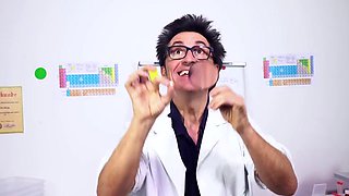 Red Super Dildo For Doctor Blows Birthday