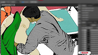 Indian Neha punjabi bhabhi Beautiful Bigcock Sex Erotic Art Design by -Snapchat143