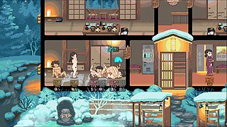 Yukiya Hot Spring the Waters of Fertility Hentai Game Ep.4 Wife Creampie While Her Husband Is Resting in His Bed!