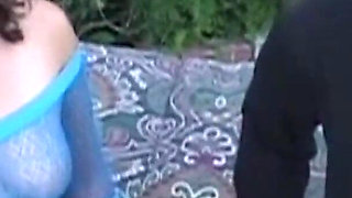 Calm and Romantic Outdoor Bonding Between a Delightful Pale Girl and Her Dedicated BBC Paramour