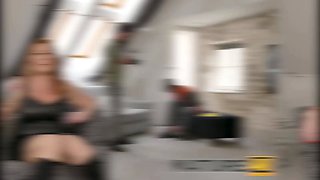 Mature4k. behind the scenes to impress