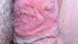 Husbands cock close up after party fun
