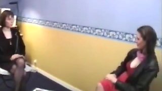 Hairy Big Boobed Young Brunette Analized In Threeway