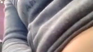 At Work Clit orgasm