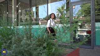 Spanish Milf Mavi Burbujita Does Hot Young Skinny French Melany Furie With A Strapon - MatureNl