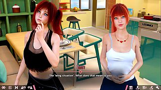 Anime love next door unfolds behind the dunes