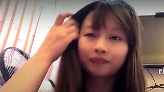 Pretty Japanese teen solo masturbation Uncensored