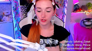Fun and sexy naked girl Sabrina_Great brings joy on her birthday