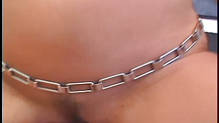Blonde MILF gets her pussy eaten and rammed by a bald man with big dick