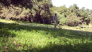 Ladies Fuckers Scene-1 busty Blonde Dressed in Vintage Clothes Fucking in the Field in a 30S Movie