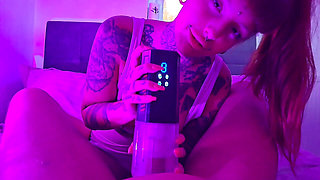 Girlfriend Experience Using Masturbator Toy