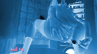 Sperm Drain 8. French MILF Drains Cum in Bathroom! X-ray Design.