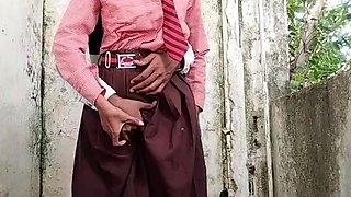 Hot Sexy School Girlfriend Feeling Shy With Cute Boyfriend