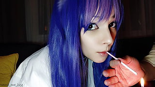 Hot Egirl being fed cigarette by stepdad (ask me for full vid)