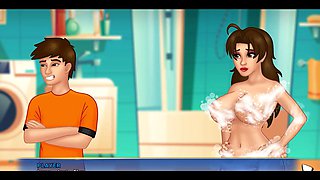 Out of this world summertime saga featuring sexy Misskitty2k in a wild anime adventure