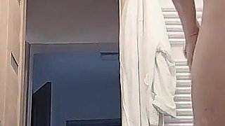 Latina with Big Ass, Hairy Pussy, Big Tits, Big Ass. Horny MILF Strips and Masturbates with Moans.